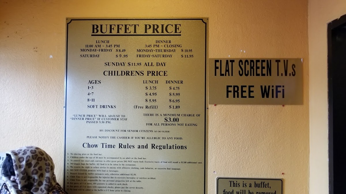 Menu Chow Time Buffet & Grill-5